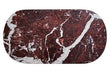 Salmo Oval Red Marble Serving Board