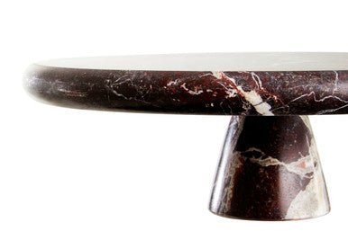Salmo Red Marble Cake Stand