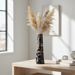 Salmo Black Marble Tapered Vase