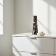 Salmo Black Marble Tapered Vase
