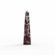 Salmo Large Red Marble Obelisk