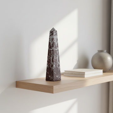 Salmo Large Red Marble Obelisk