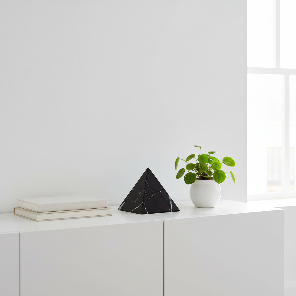 Salmo Marble Pyramid Ornament