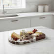 Salmo Oval Red Marble Serving Board