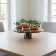 Salmo Red Marble Cake Stand