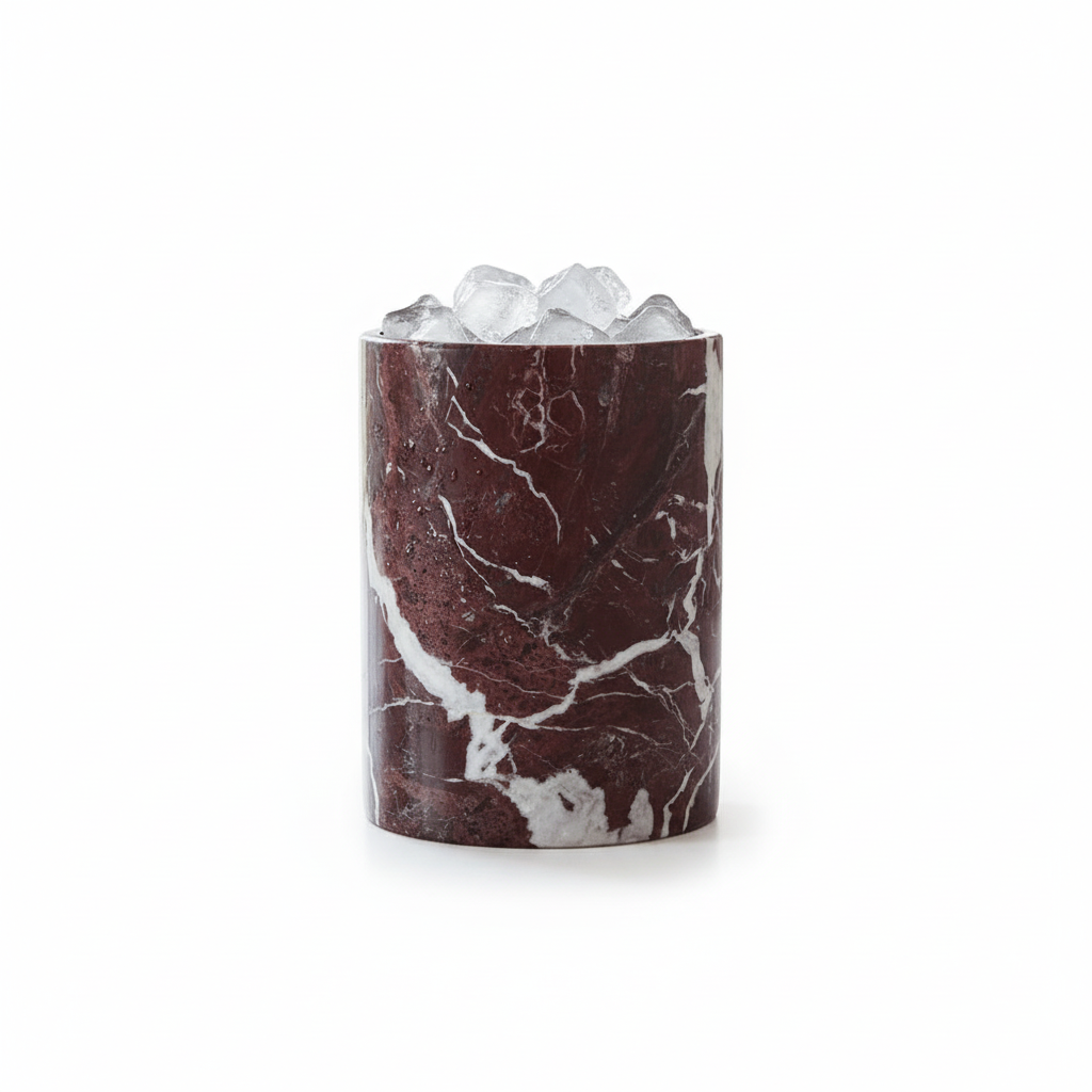 Salmo Red Marble Ice Bucket
