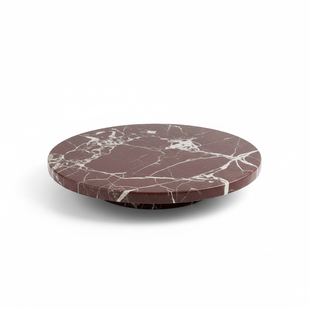 Salmo Red Marble Lazy Susan