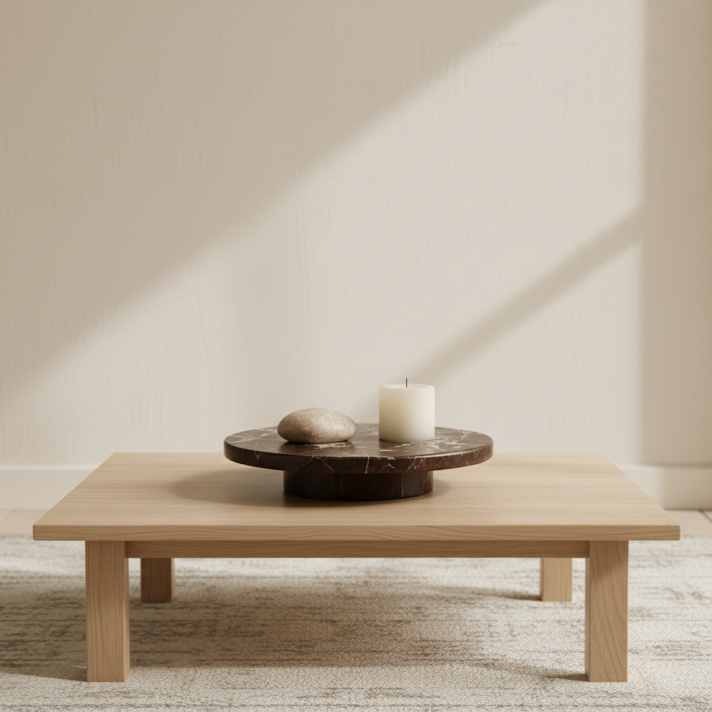 Salmo Red Marble Lazy Susan