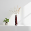 Salmo Red Marble Tapered Vase