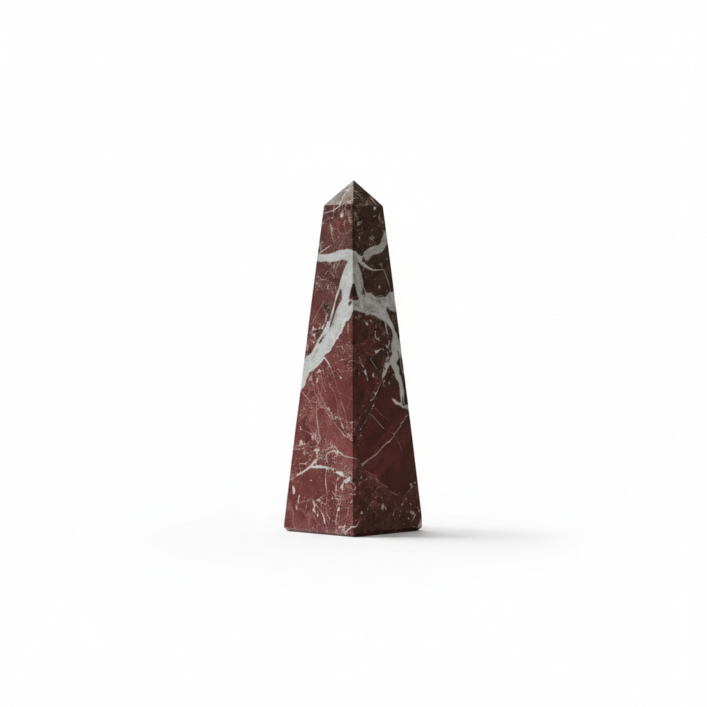 Salmo Small Red Marble Obelisk