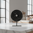 Salmo Small Round Black Marble Disc Sculpture