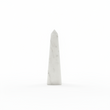 Salmo Small White Marble Obelisk