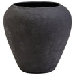Sanai Cotton Mache Large Black Planter
