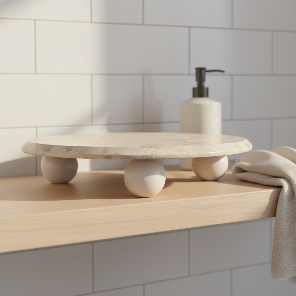 Santino Chocolate Marble Riser