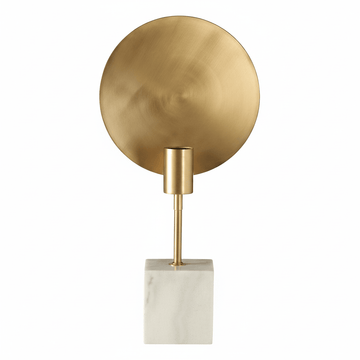 Saramis Table Lamp With White Marble Base