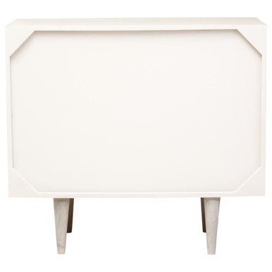 Satna Jute Black and White Design Mango Wood Sideboard