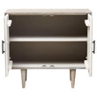 Satna Jute Black and White Design Mango Wood Sideboard