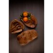 Savin 2 Section Serving Dish In Cedarwood