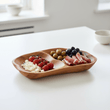Savin 2 Section Serving Dish In Cedarwood