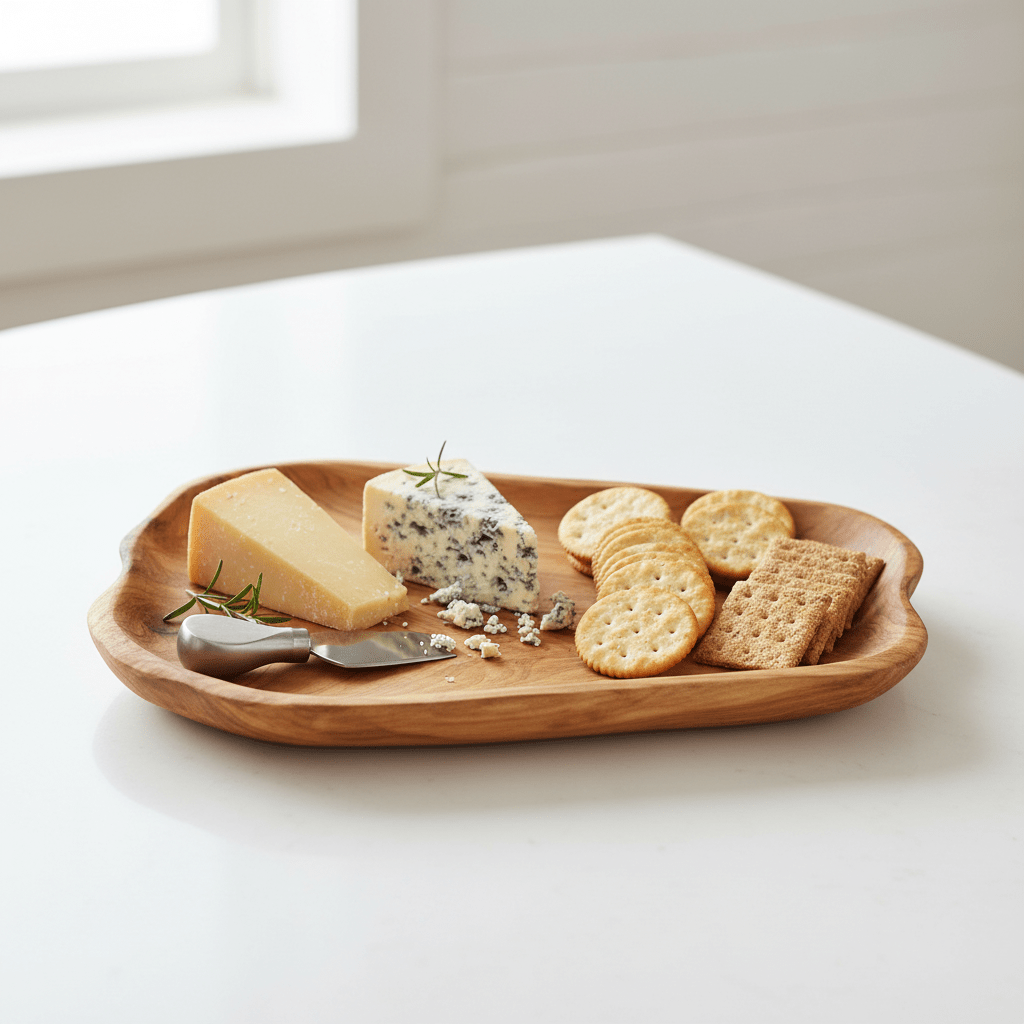 Savin Serving Platter In Cedarwood