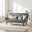 Savina 2 Seat Grey Sofa