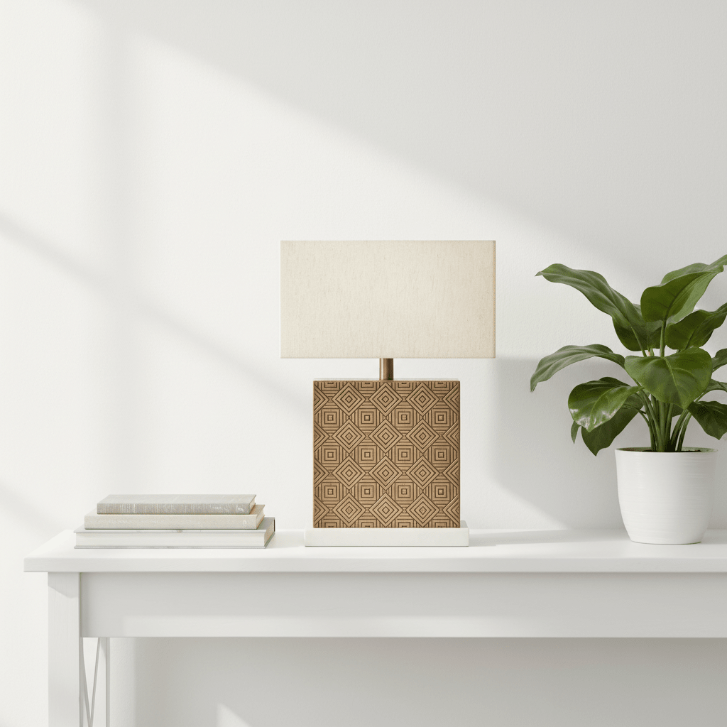 Savoy Gold Finish and Marble Base Table Lamp