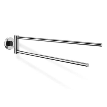 Scala Polished Stainless Steel 46.5cm Swivelling Towel Rail - Premium Rotating Luxury