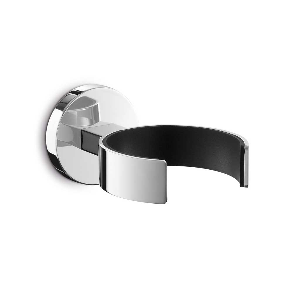 Scala Polished Stainless Steel Hairdryer Holder - Premium Bathroom Organisation