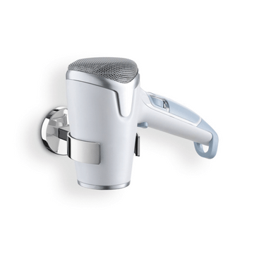 Scala Polished Stainless Steel Hairdryer Holder - Premium Bathroom Organisation