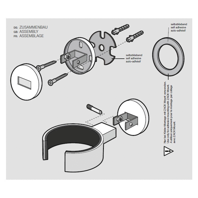 Scala Polished Stainless Steel Hairdryer Holder - Premium Bathroom Organisation