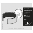 Scala Polished Stainless Steel Hairdryer Holder - Premium Bathroom Organisation