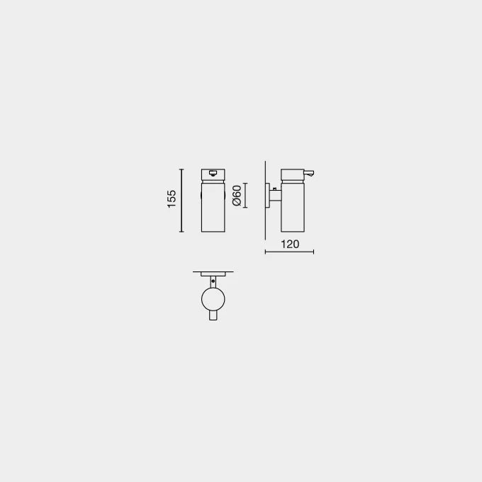 Scala Polished Stainless Steel Soap Dispenser