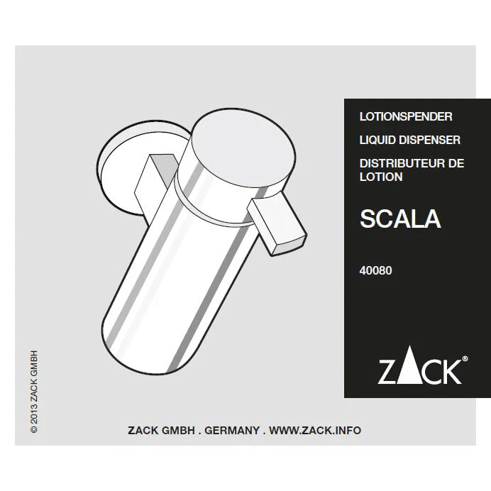 Scala Polished Stainless Steel Soap Dispenser