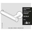 Scala Polished Stainless Steel Toilet Roll Holder - Premium Minimalist Design
