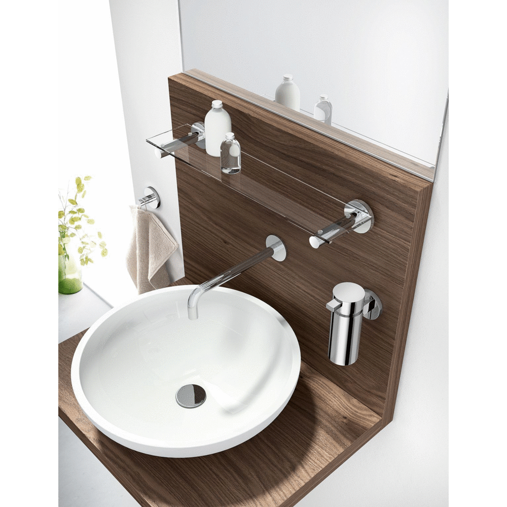 Scala Polished Stainless Steel Towel Hook - Premium Bathroom Organisation