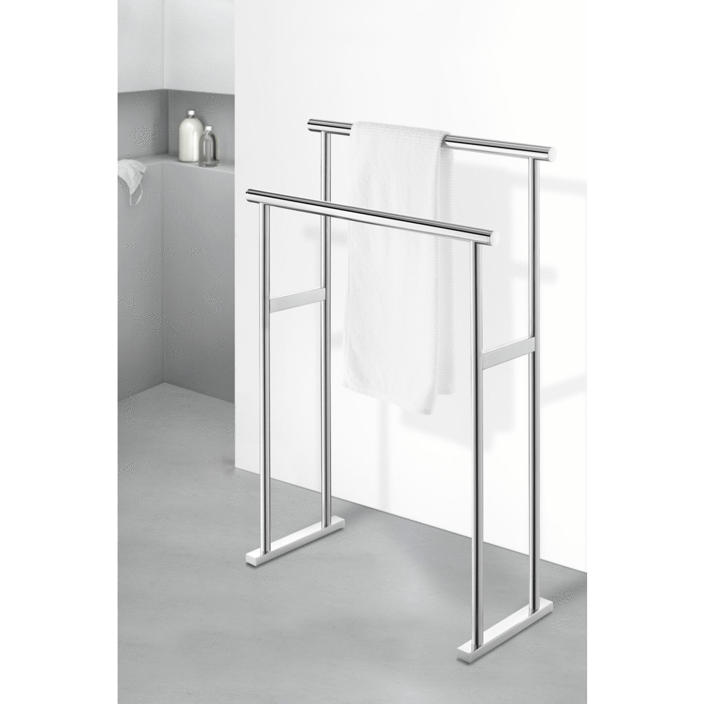 Scala Polished Stainless Steel Towel Stand 40087