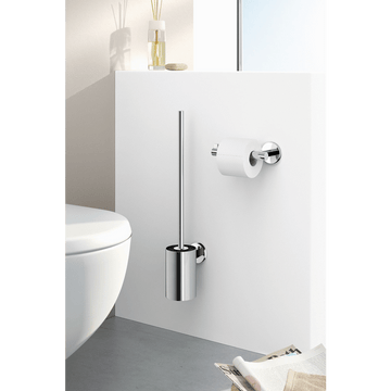 Scala Polished Stainless Steel Wall Toilet Brush - Premium Bathroom Hygiene