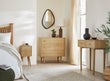 Scandinavian Light Oak Oslo Console, Dressing Table, and Desk