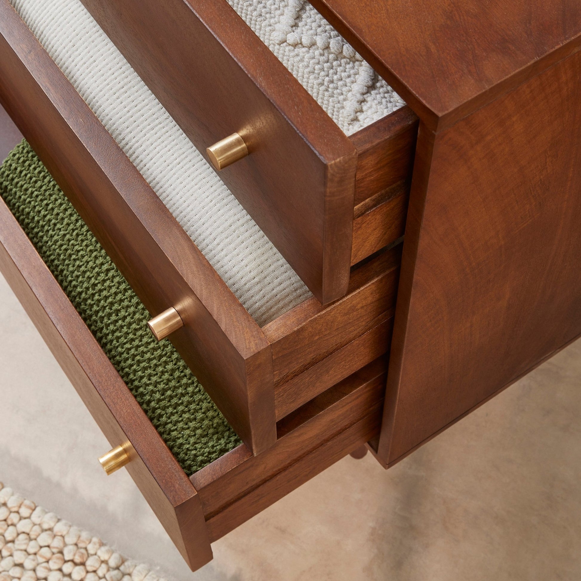 Scandinavian Walnut Oslo Chest of 3 Drawers