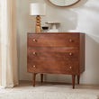 Scandinavian Walnut Oslo Chest of 3 Drawers