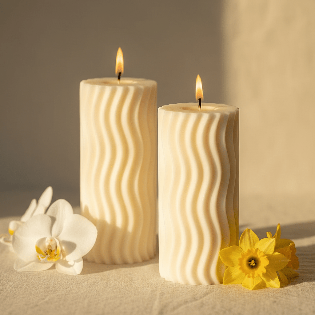 Sculpted Pillar Candles