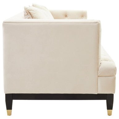 Sefira 3 Seat Viola Sand Fabric Sofa