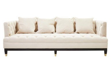 Sefira 3 Seat Viola Sand Fabric Sofa