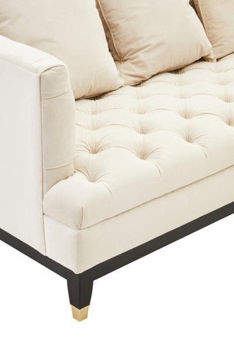 Sefira 3 Seat Viola Sand Fabric Sofa