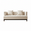 Sefira 2 Seat Ivory Fabric Sofa