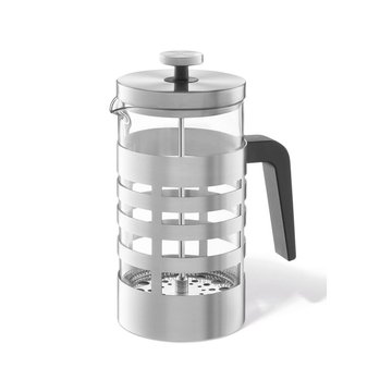 Segos Premium Brushed Steel French Press Coffee Maker - 1L Capacity