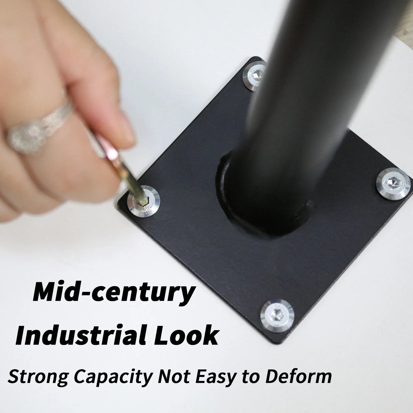 Set of 2 Mid - Century Coffee Table, Solid Wood, Drop Shape, Nesting Tables, Accent Ottoman Table, Living Room Office