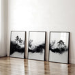 Set of 3 Framed Wall Art | Set of 3 Asian Inspired Wall art Prints