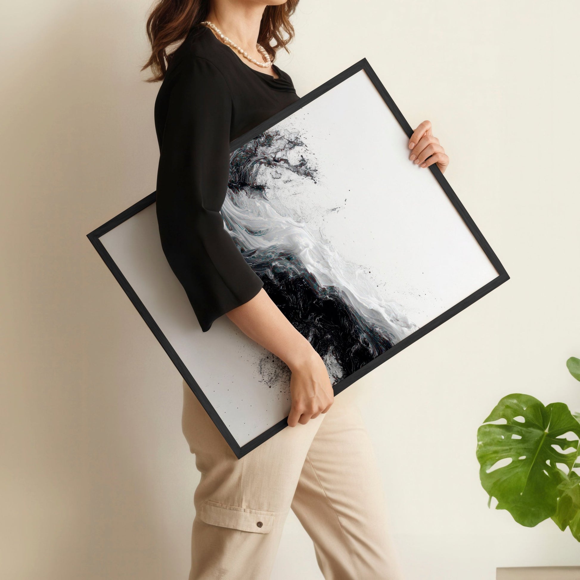 Set of 3 Framed Wall Art | Set of 3 Asian Inspired Wall art Prints