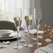 Set Of Four Apollo Champagne Glasses